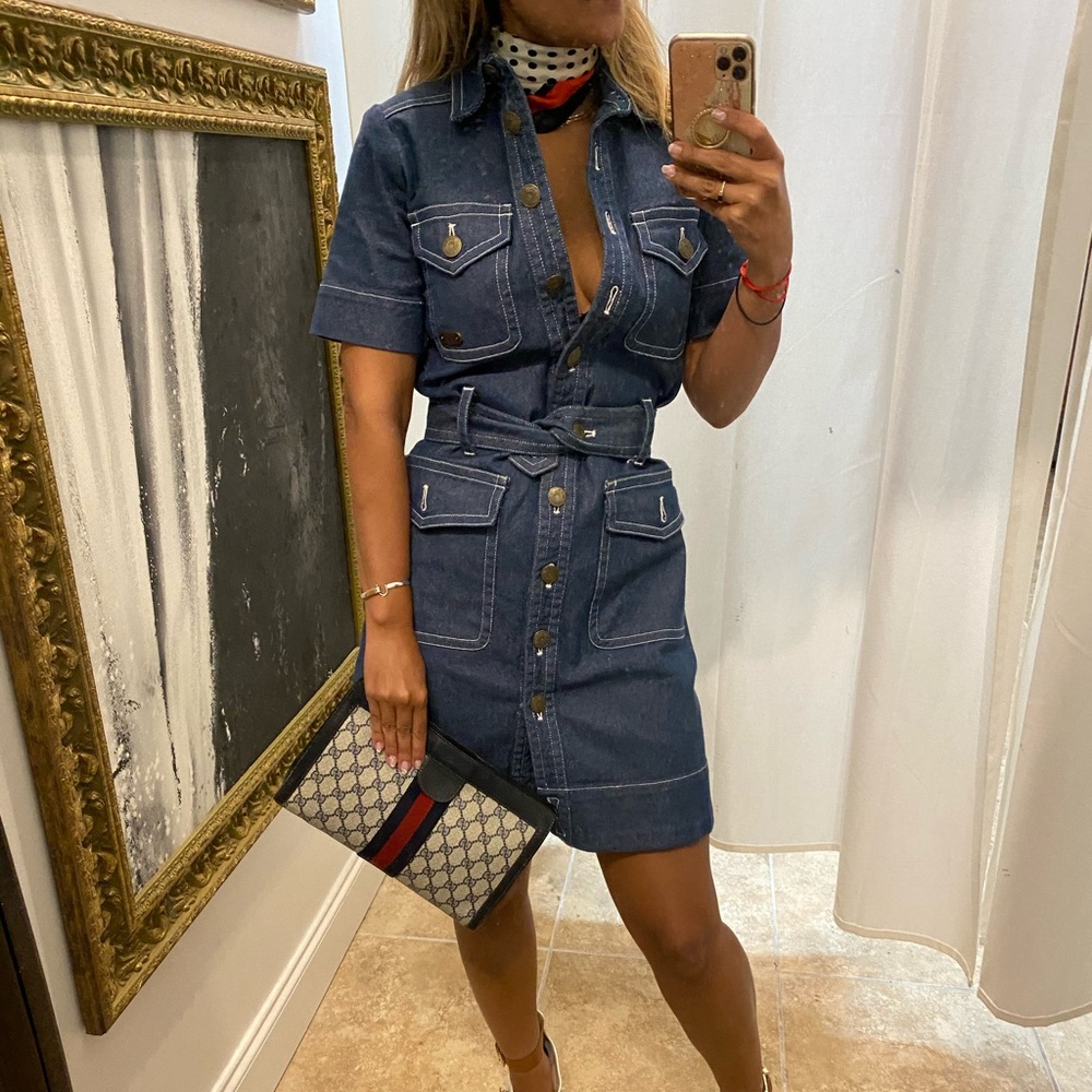 Marc by Marc Jacobs denim button down dress size